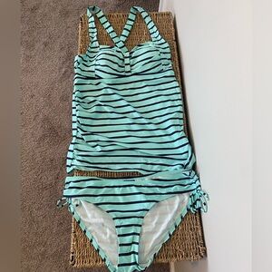 Motherhood maternity tankini swimsuit, size M
